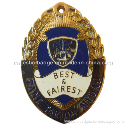 Customized 3D Recessed Text Medallion